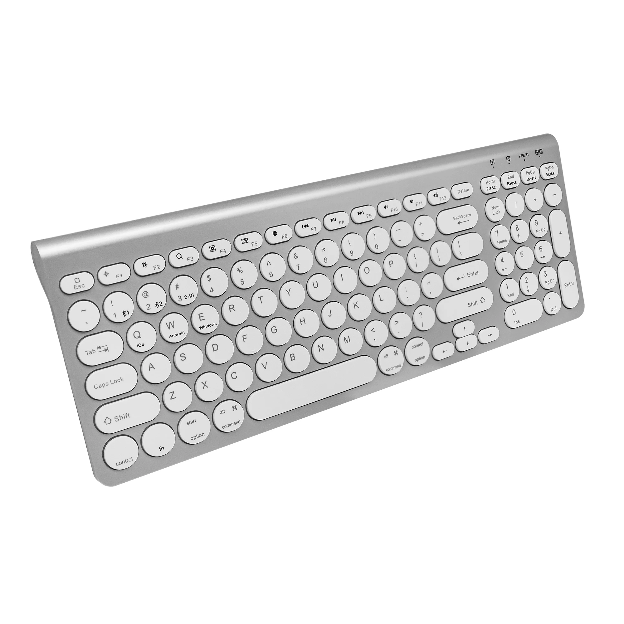 Free OEM Factory Patent  2.4G Wireless Gaming USB Keyboard Mouse Combo Set Slim Keyboard aperçu 5