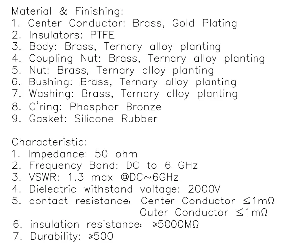 product lwmc in stock factory price 50 ohm ptfe n connector n male clamp for lmr500 cable-7