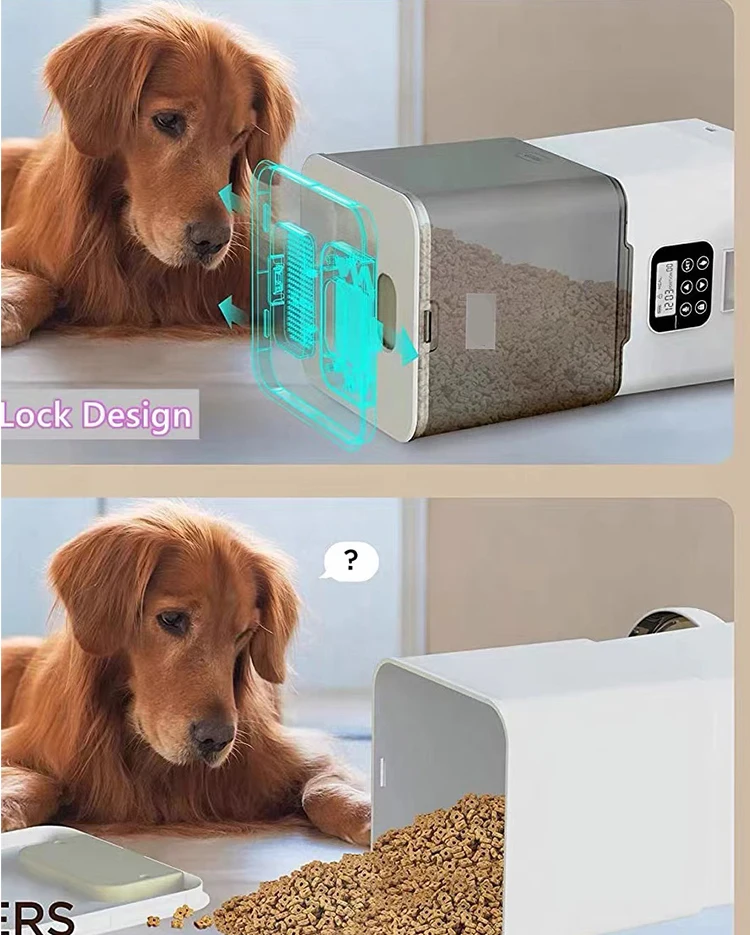 Smart Intelligent Pet Food Feeder Automatic Feeding Machine Cat Dogs ...