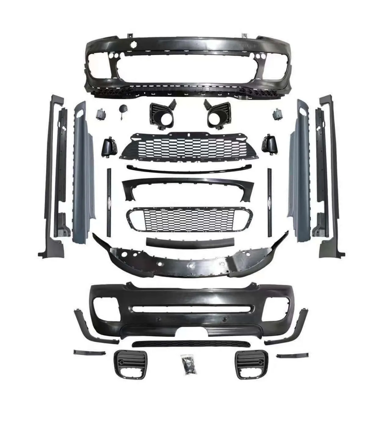 Car Body Kit With Side Skirts For Bmw Mini R56 R55 R57 R58 R59 To R56 Jcw Style 20072013