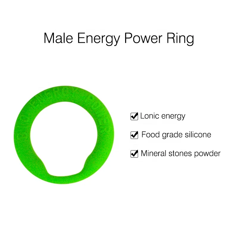 In Stock Negative Ion Energy Power Ring Sex Sexual Lasting Sex Silicone Use Male Sex Toys Cock Ring Pictures for Men Photos