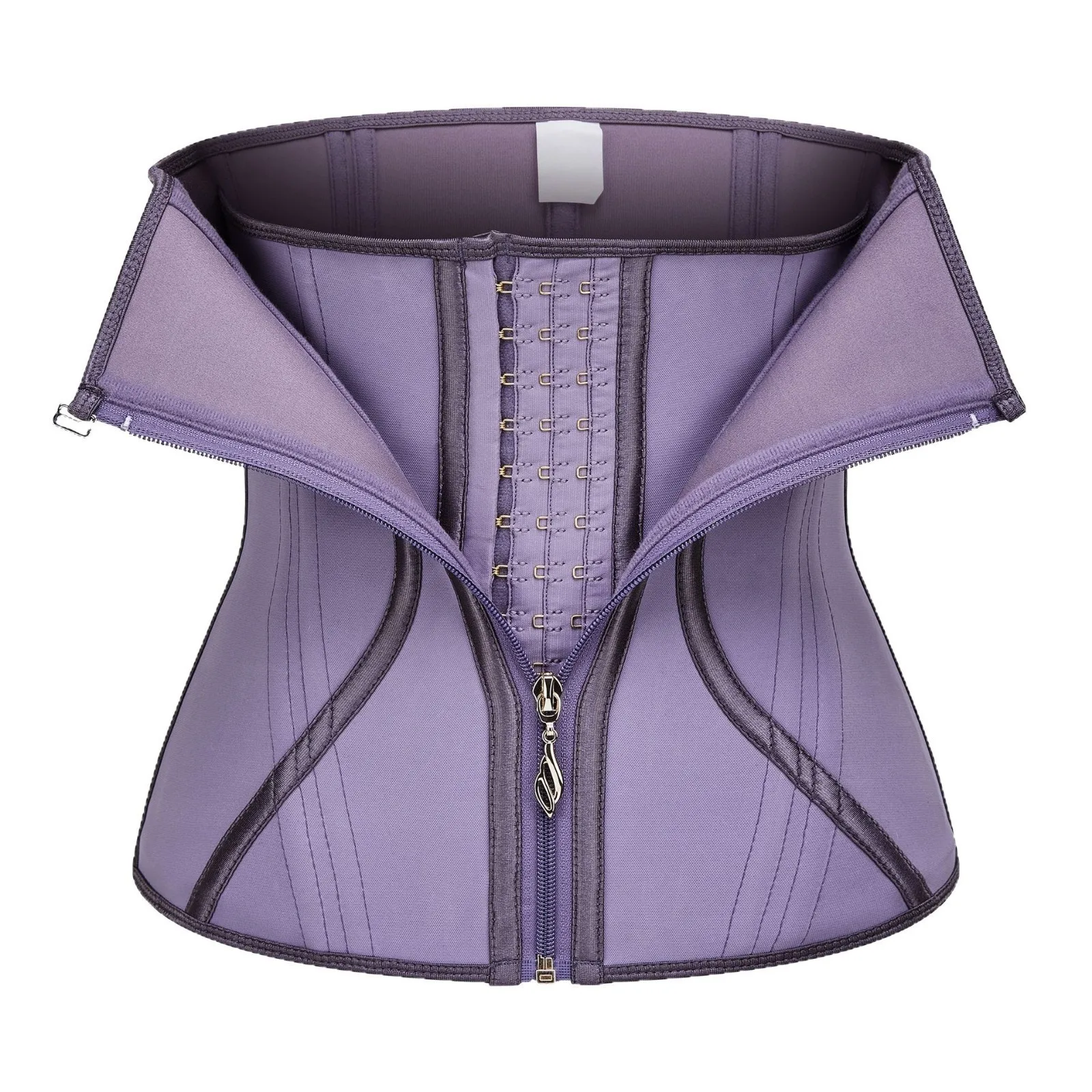 HKRXEC Zip-Front High-Compression Waist Trainer Corset