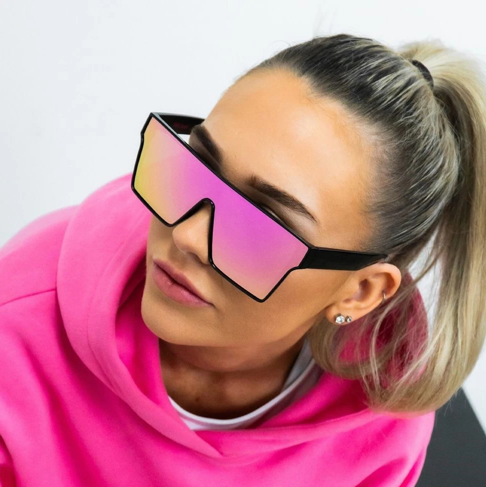 Shop 2025 Luxury Big Square Sunglasses Women Designer Retro display picture 1