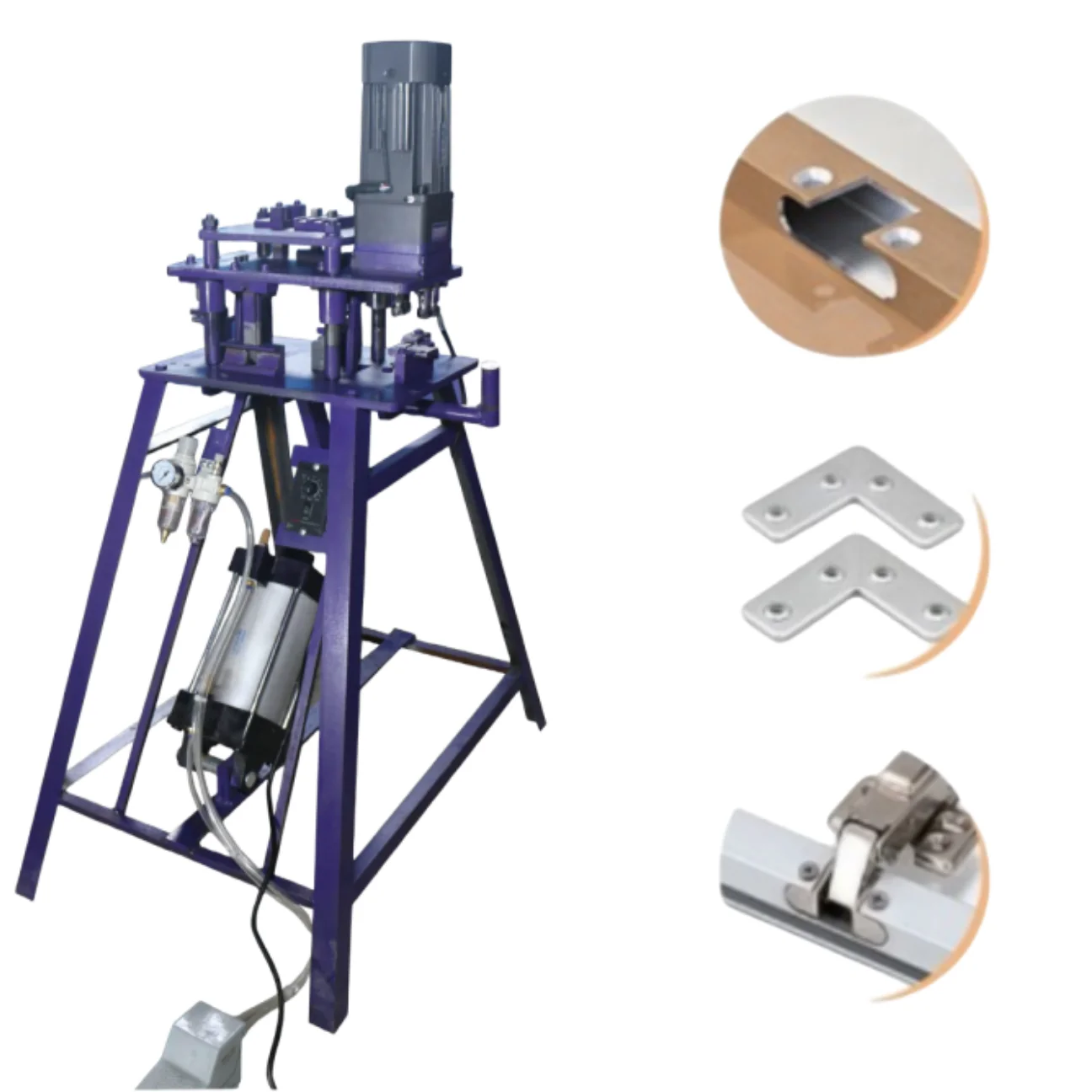 Aluminum Alloy Doors and Windows Processing Simple Aluminum Alloy Doors and Windows Hinge Drilling Machine Tenon Machine