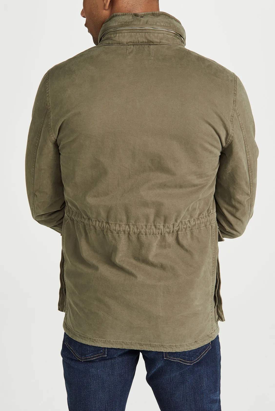 High Quality Hot Sale Outdoor Mens Jackets Custom Wholesale Stand Collar 100% Cotton Canvas Fashion