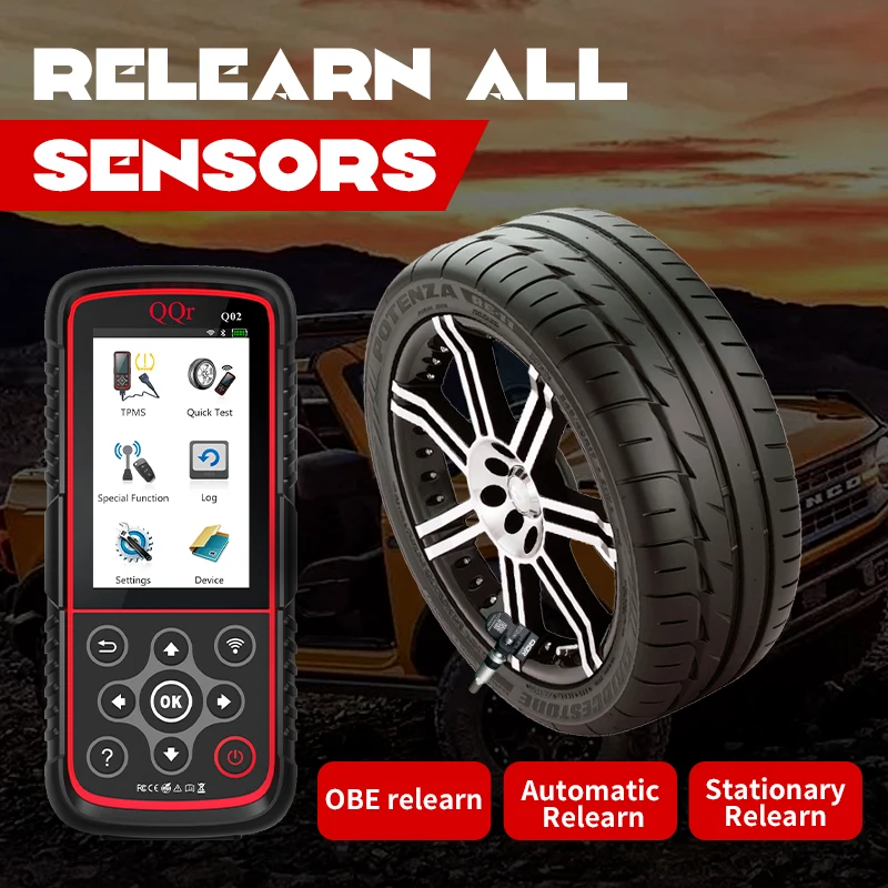 Programmable Universal Tpms 315mhz 433mhz 2 in 1  Tpms Sensor Solution Diagnostic Tool for Cars Obd Scanner Tpms Tool for BMW