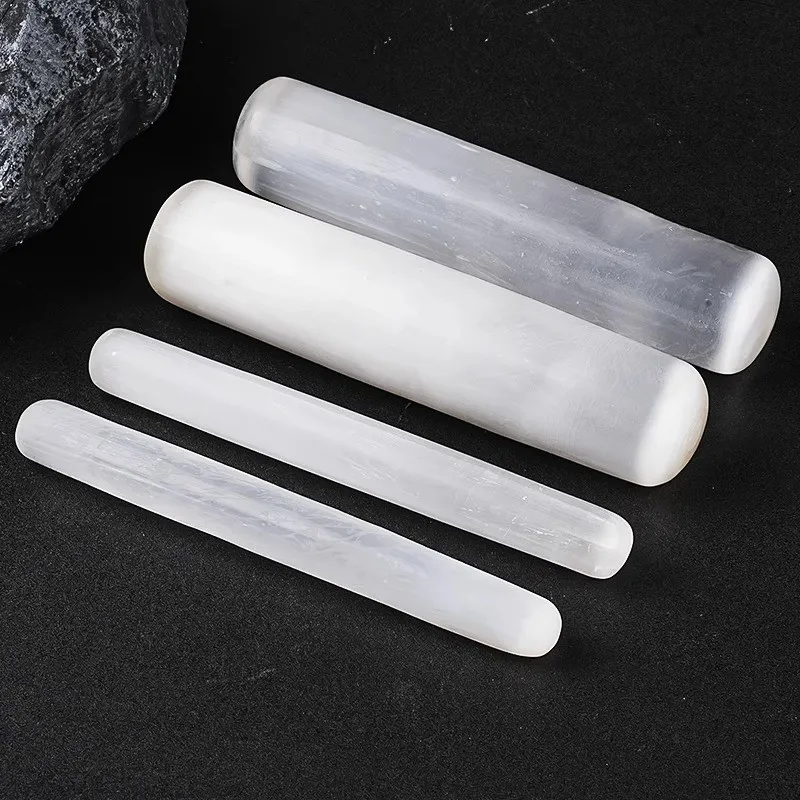 新品 セレナイト 天然石ブレスレット台座 3段2台 新品 セレナイト