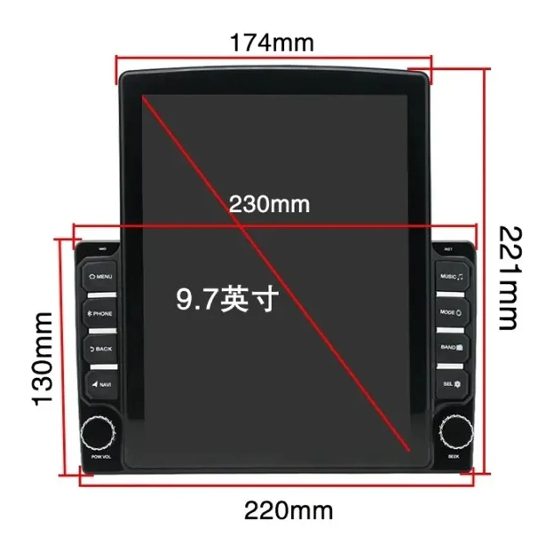 9.7'' Android Radio  Multimedia Player Gps Navigation Carplay Android Auto for BMW E46 E60 E90 E36 E30 E34  E70 E87