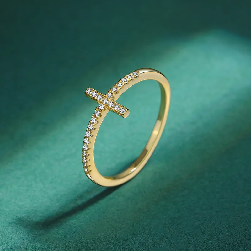 High Quality Delicate Elegant Cubic Zirconia 925 Sterling Silver Thin