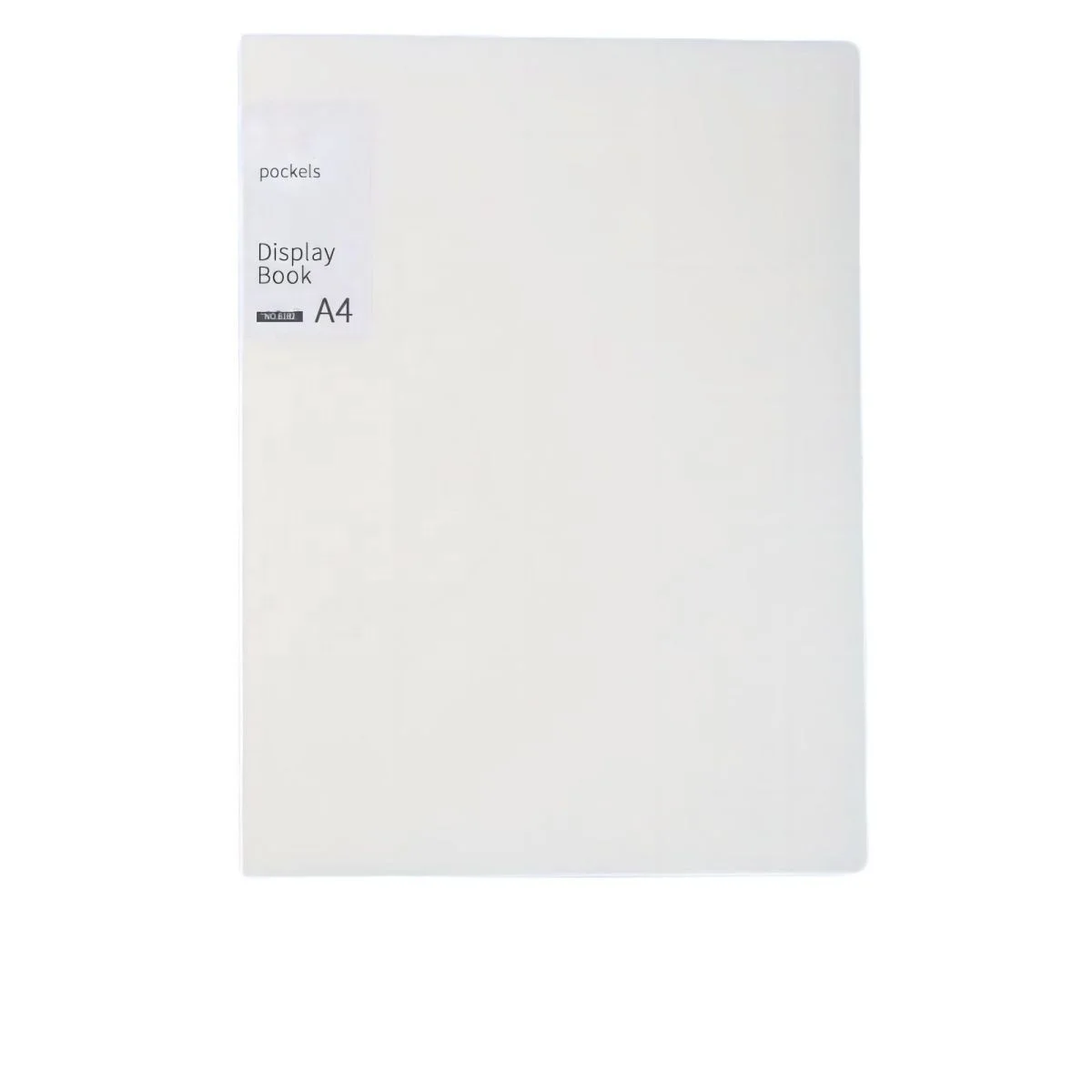 Filling Products File Documents Organizing Plastic Transparent Pocket Book with 60 Pages Candy Colors Logo Packing Customization