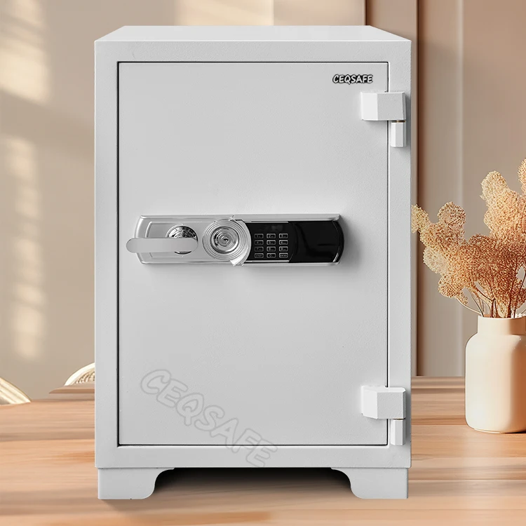 CEQSAFE Factory Direct Sales Biometric Jewelry Deposit Safes Box Heavy Home Metal Money Fireproof Safe Box