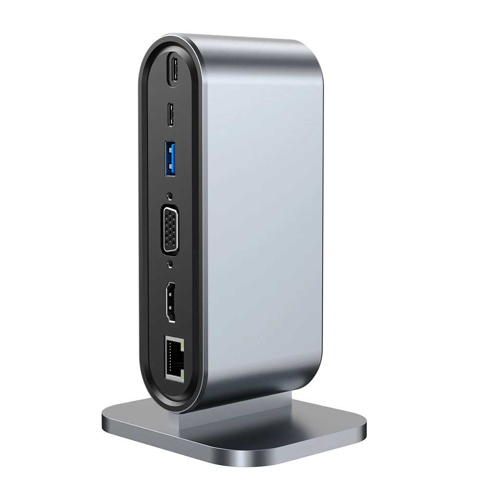 12-in-1 Multifunctional Portable Docking Station USB2.0 Hub Integrated ...