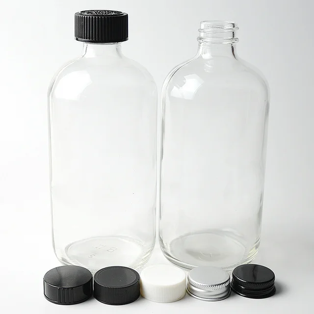 Eco-Friendly Reusable Glass Bottles Refillable Option for Shower Gel or Lotion