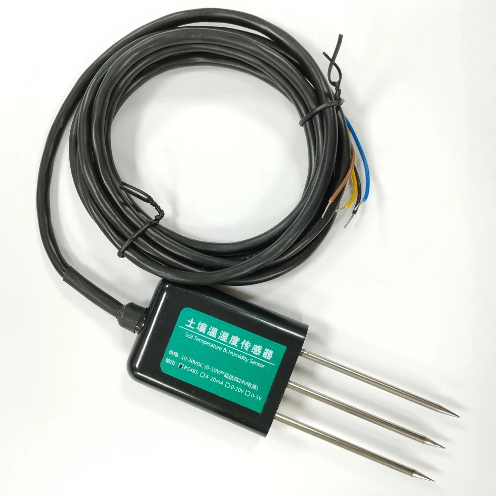 Soil Temperature And Humidity Sensor Greenhouse Agriculture Rs485 ...