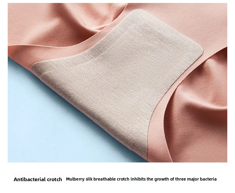 Wholesale New Arrival Ice Silk Women's Panties Breathable and Antibacterial Ladies Panties Women's Underwear Custom OEM Supplier
