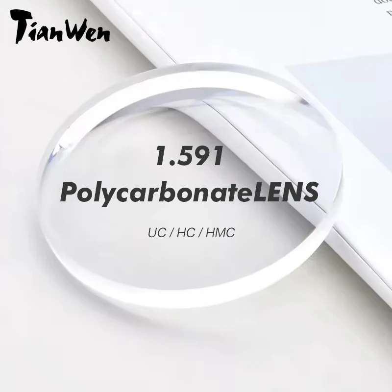 TIANWEN SV 159 1,59 Pc Stock Lentes Lunas de policarbonato oftálmico para  lentes de policarbonato