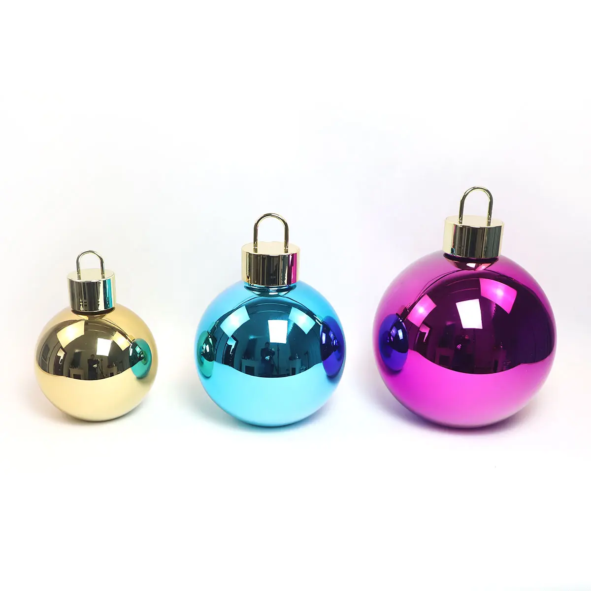 wholesale led glass christmas ball nordic christmas decoration balls christmas ornaments big balls clear