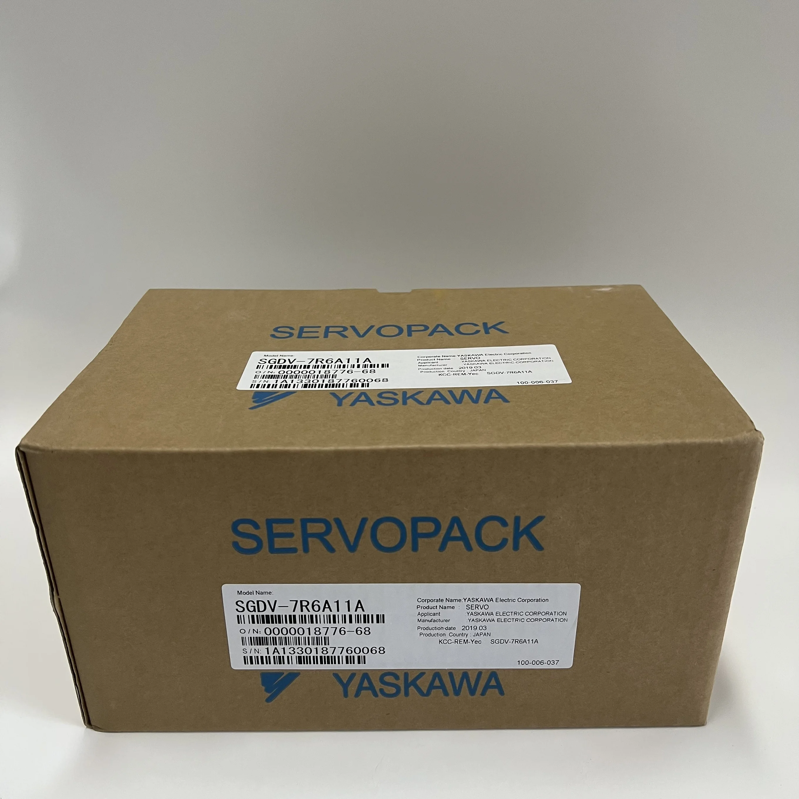 YASKAWA AC Servo Drive SGDV-7R6A11A