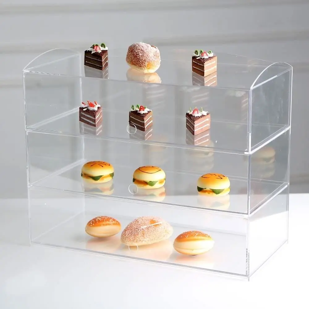 Deluxe Large Cake Display Cabinet Acrylic Bakery Muffin Pastries  Multi-Choice | eBay