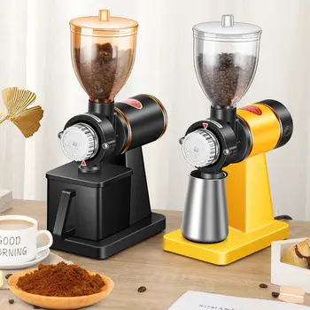 Household Mini Espresso 250g Electric Coffee Grinder/Stainless Steel Flat Whetstone Coffee Milling Machine 110/220V 200W