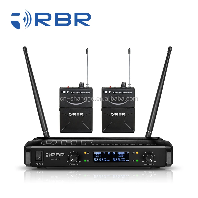 Fixed Frequency Bm752 Uhf Wireless Microphone