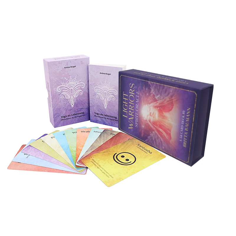 Бумага солнцезащитные очки с печатью логотипа на заказ покер карты Box колоды игральных карт Таро Oracle