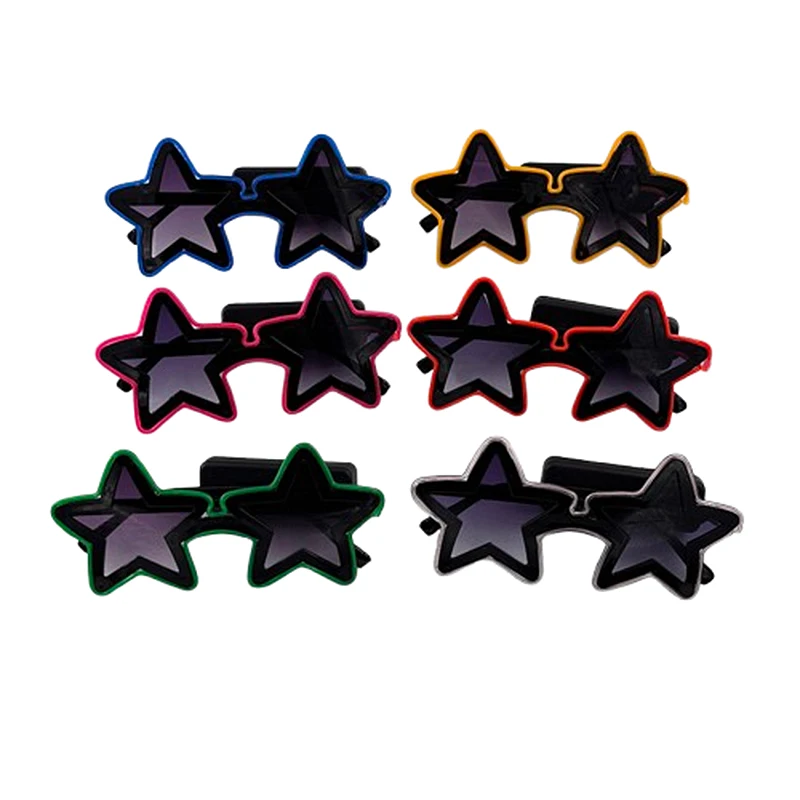 Glowing Wireless Star Sunglasses for Adults