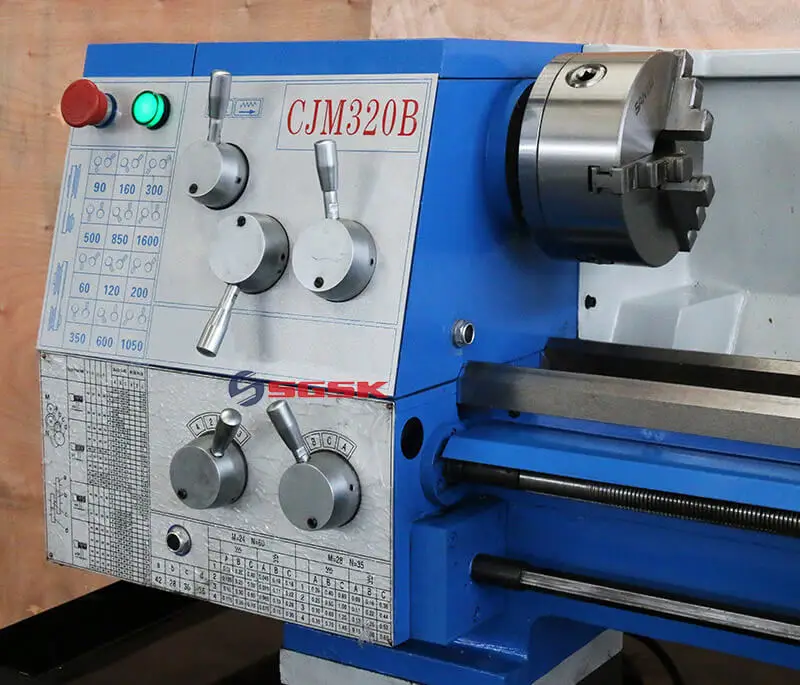 SGSK Cheap Small Lathe Turno Machine CJM360 Manual Mini Metal Lathe