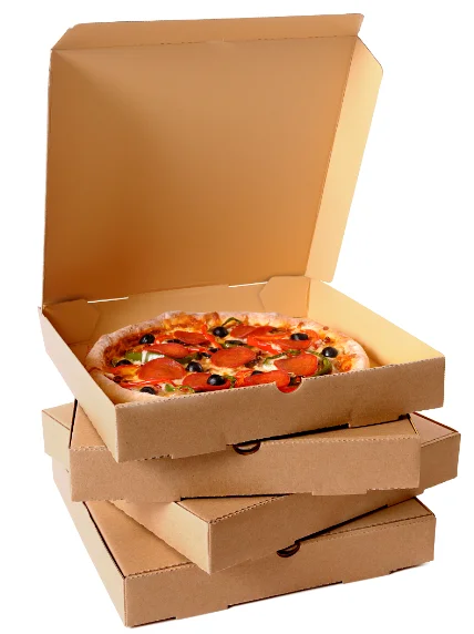 Pizza Box Manufacture Custom Printed with logo Design Cheap Price Pizza Packing Boxes Colors Printing