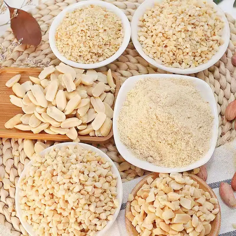 Вкусные и здоровые солевые арахис и арахис, приготовленные в различных ароматических добавках