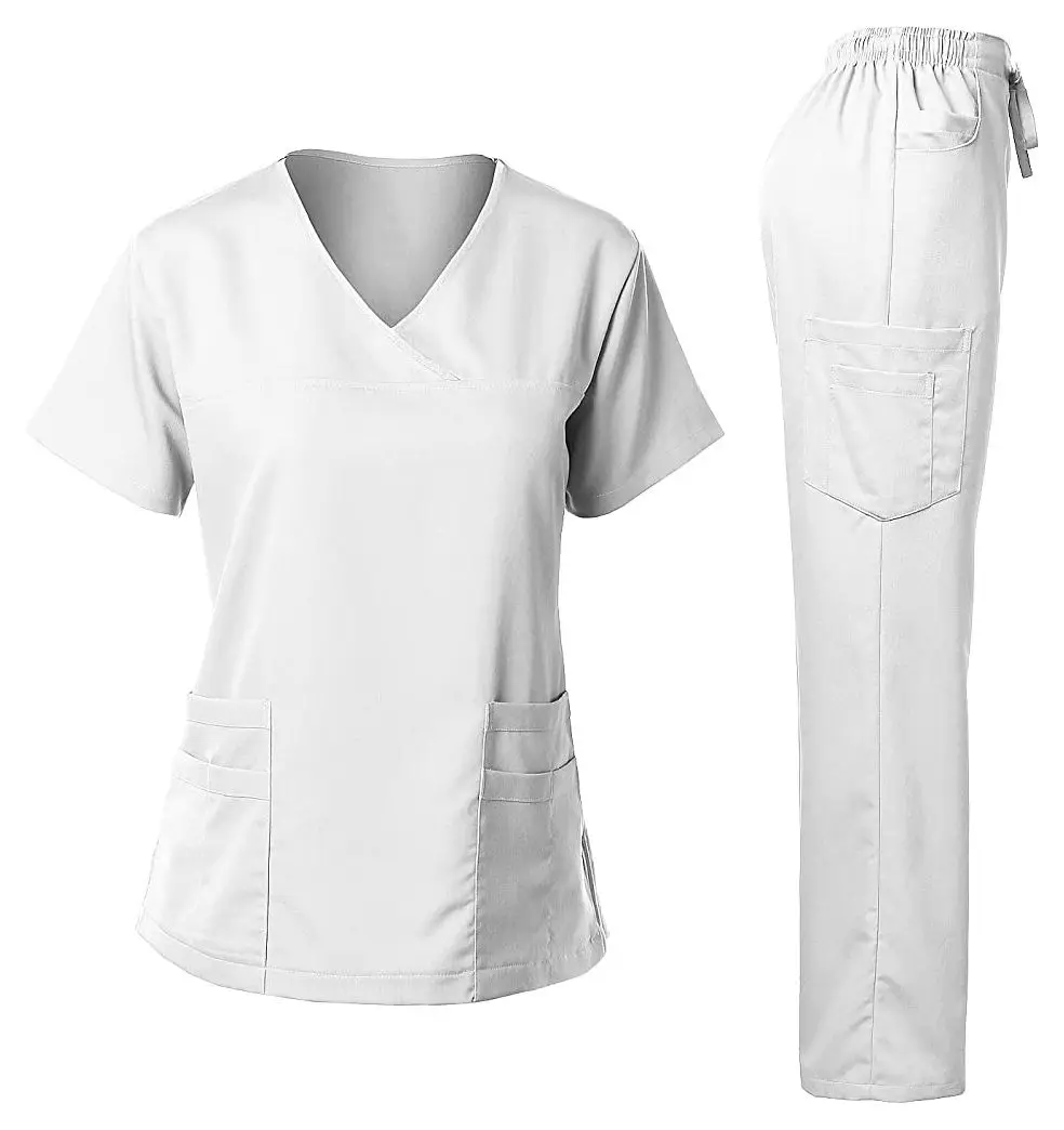 Hot Sale Medical Scrubs Uniforms Women Scrub Nurse Uniform Sets For