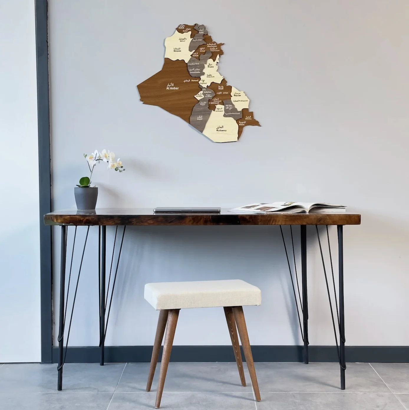 Custom Enjoy World Map Colorful Worlds Wall Wooden Map of the 3d World Wooden Travel Push Pin Map