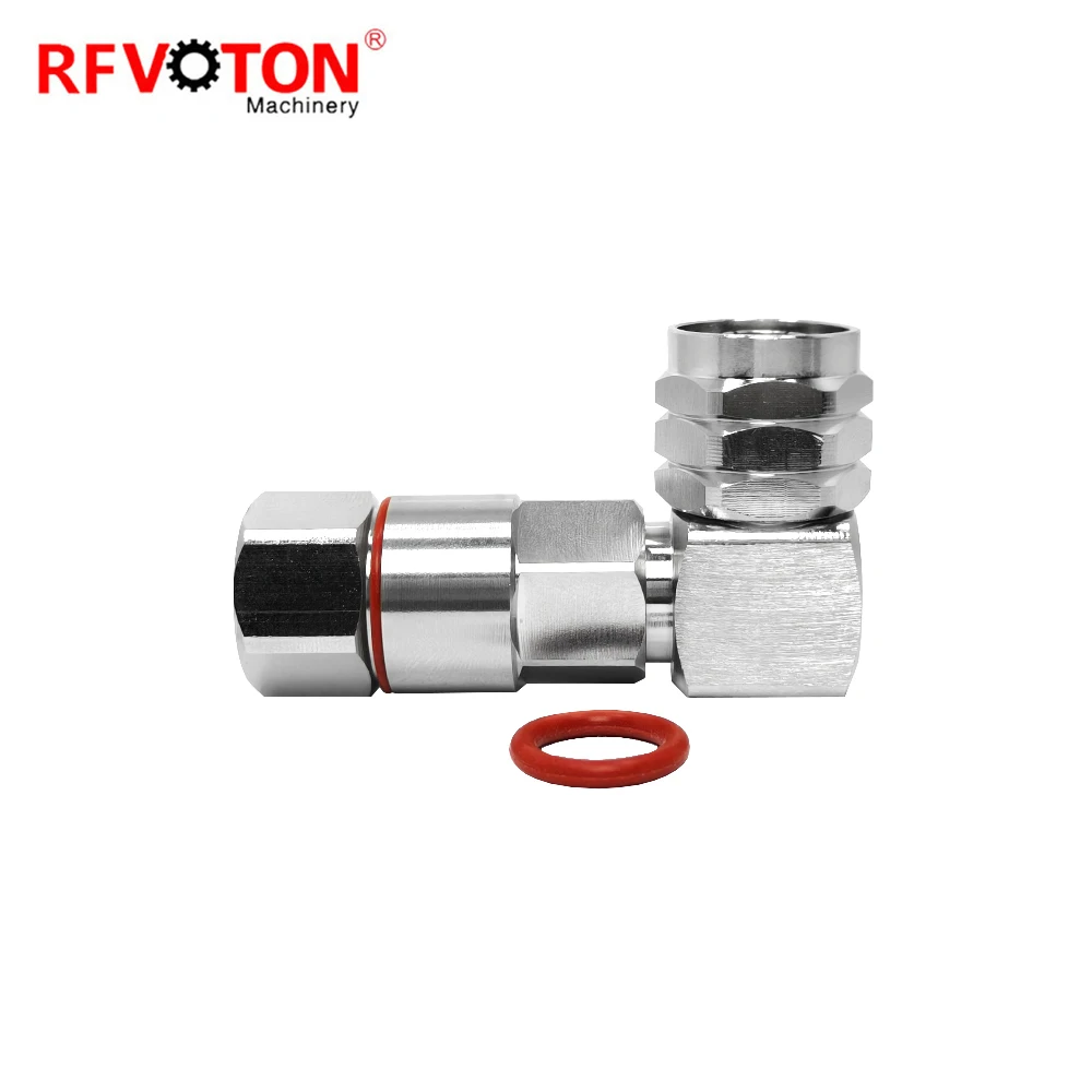 Factory Price N Type Male Plug Macho Connector for Right Angle RA 1/2 Feeder Flex 1-2 Cable LDF4-50A Connectors Rohs in Stock