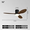 52INCH-Black + wood