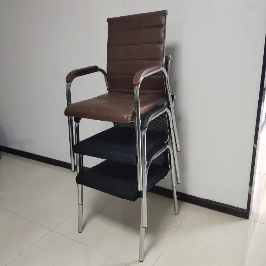 Office Meeting Computer Leather Conference Chair PU Modern Mass Staff Training Chairs Custom Factory Customization Wholesale image 5