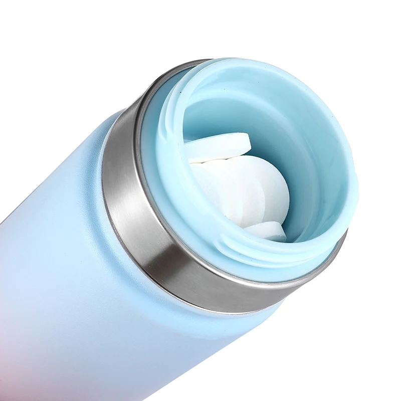 2024 New 2 in 1 Function Lid Custom logo Water Bottle  Double Wall Vacuum Insulated Water Bottle