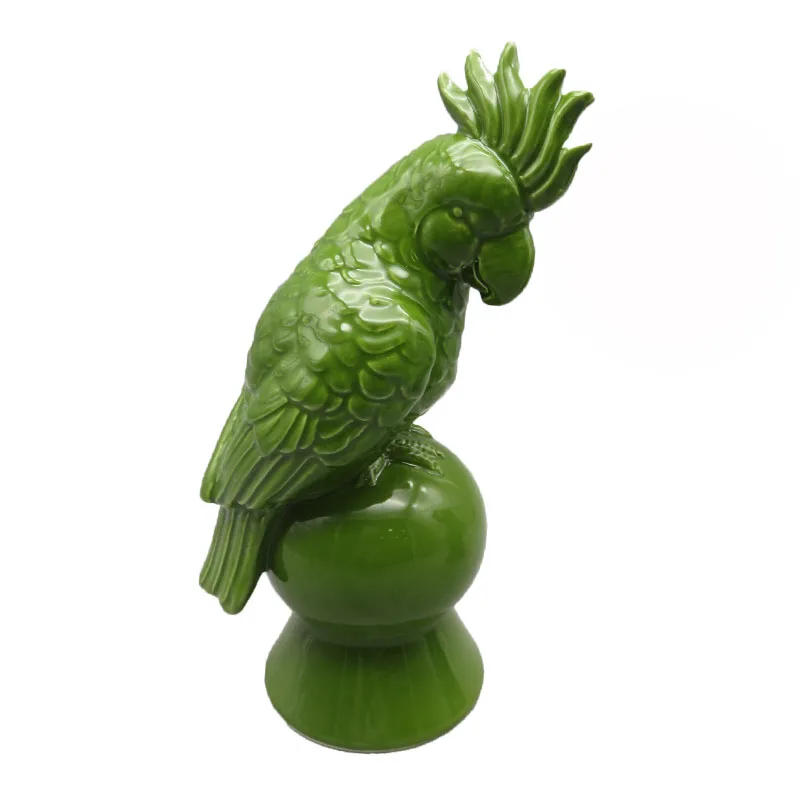 Home Decorative Parrot Shape Ceramic Tea Light Candle Holder