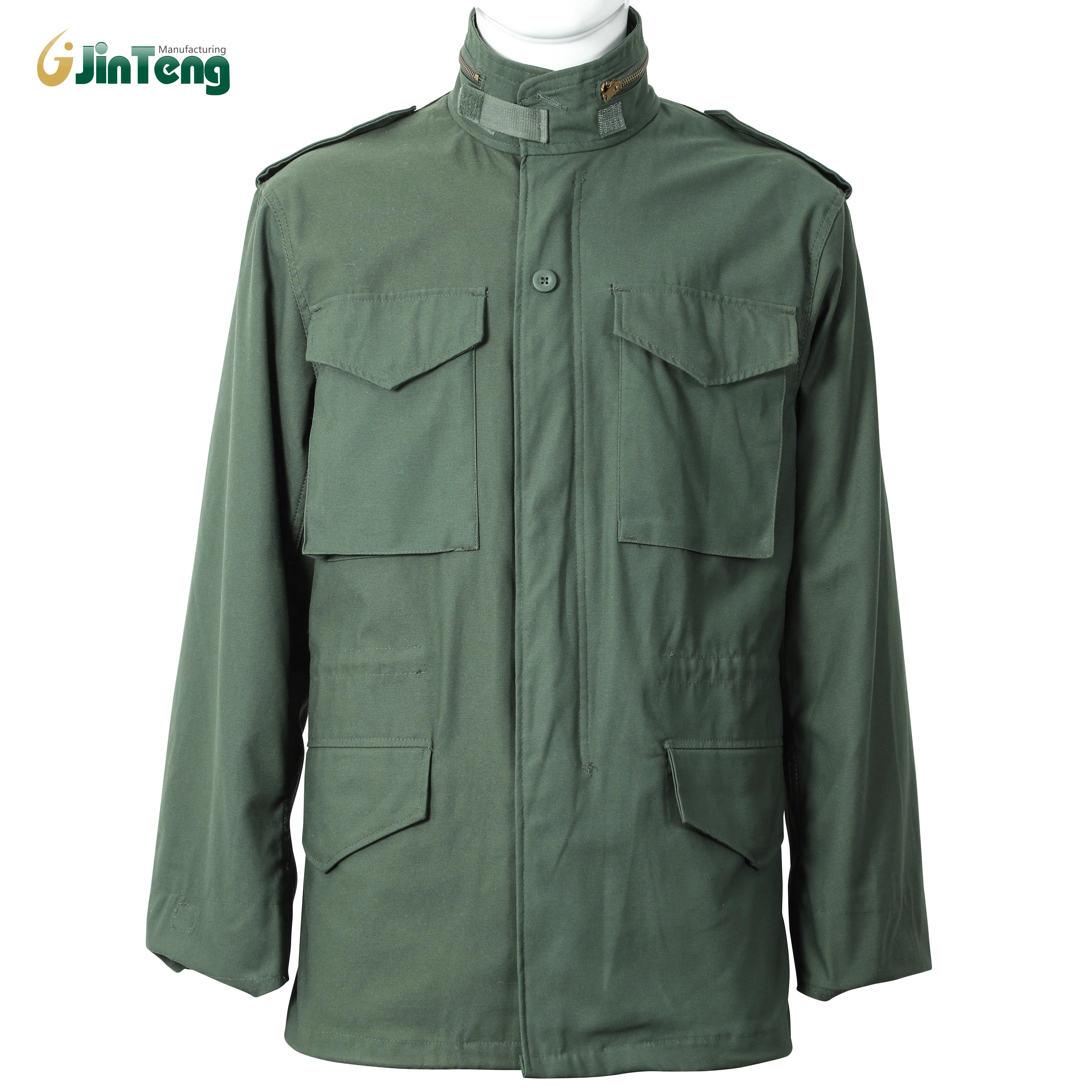 Jinteng Custom Olive Green Camouflage M65 Jacket Outdoor Camo Tactical ...