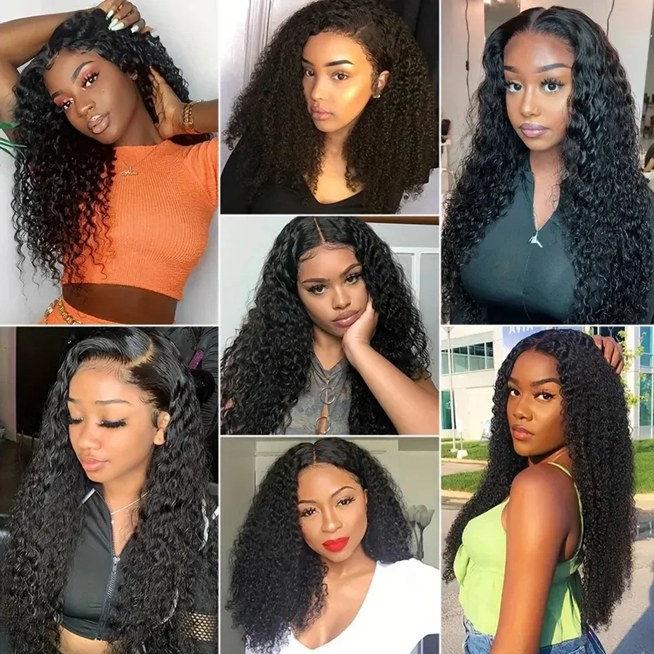 Diepe golvende haarbundels 100% menselijk haar Natuurlijke kleur Braziliaanse Remy voor vrouwen_voghion.com