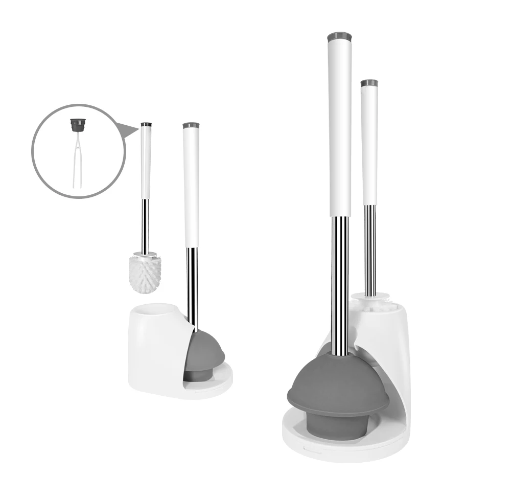 Masthome Hot Selling Bathroom Cleaning Tpr Silicone Toilet Brush And