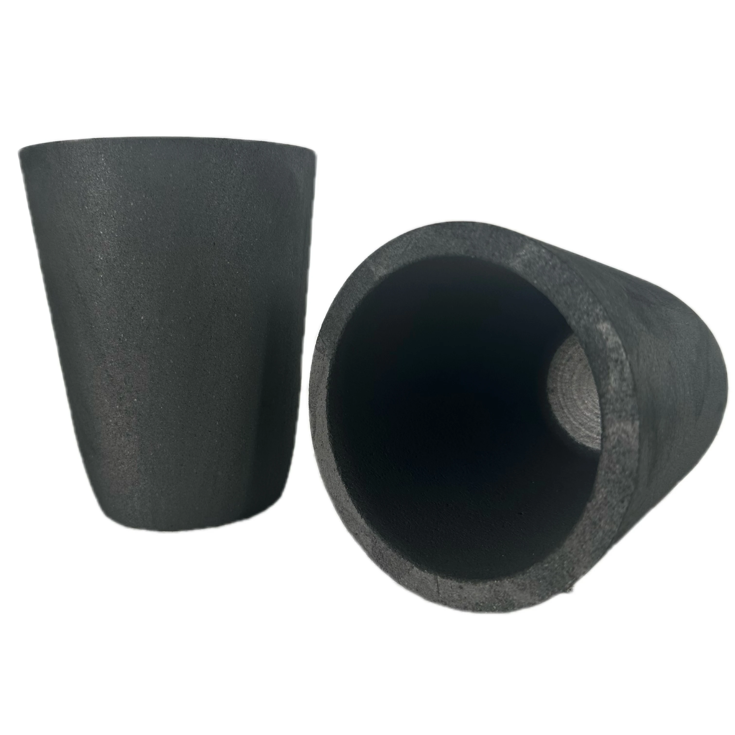 Isostatic pressure graphite crucible for melting metals, high temperature and corrosion resistance