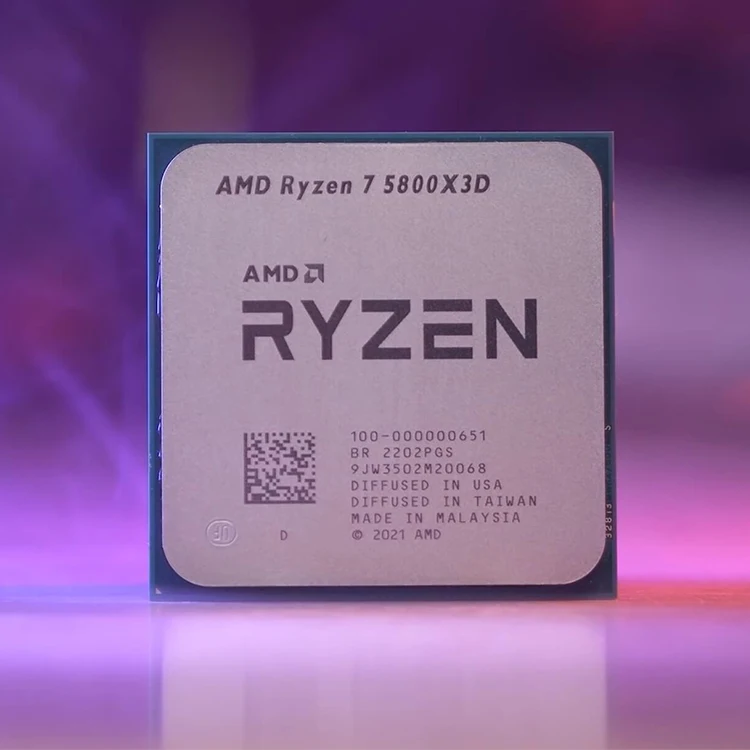 CPU AMD / Ryezen 7 5800X3D AMD Ryzen 7 5800X3D Processor 8-Core 3.4GHz AM4 Desktop CPU
