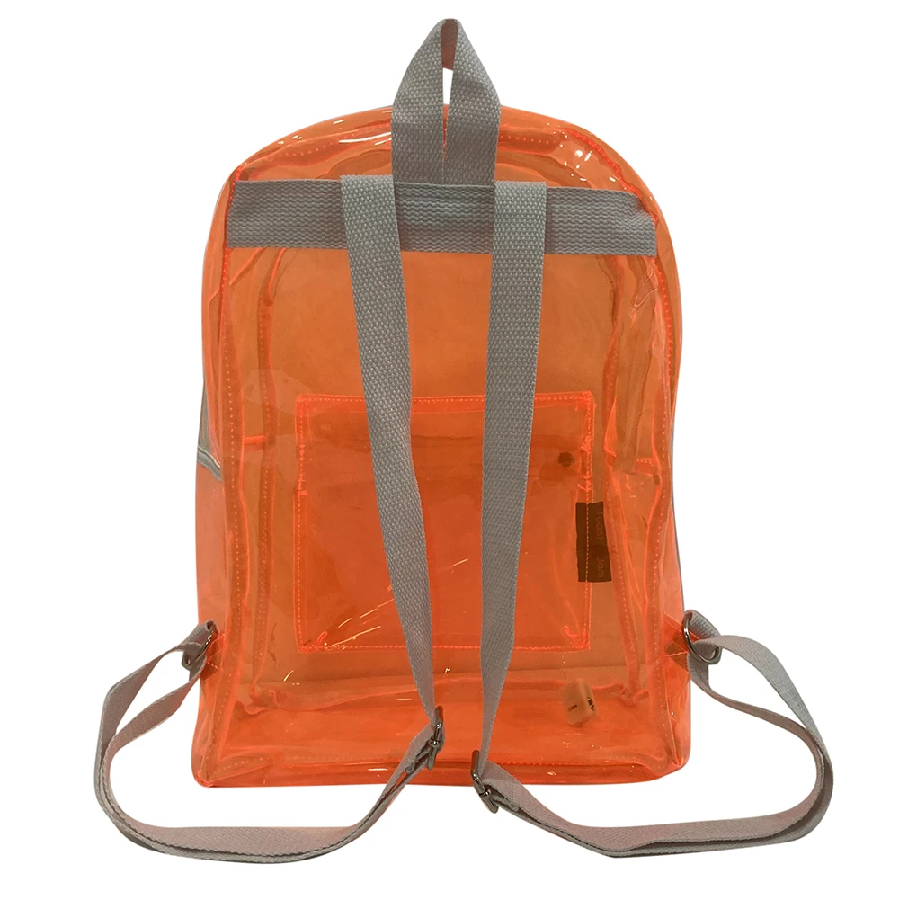 Light Up 2023 Fashion Clear Pvc Backpack Back Packs Schoolbag 2024 Back