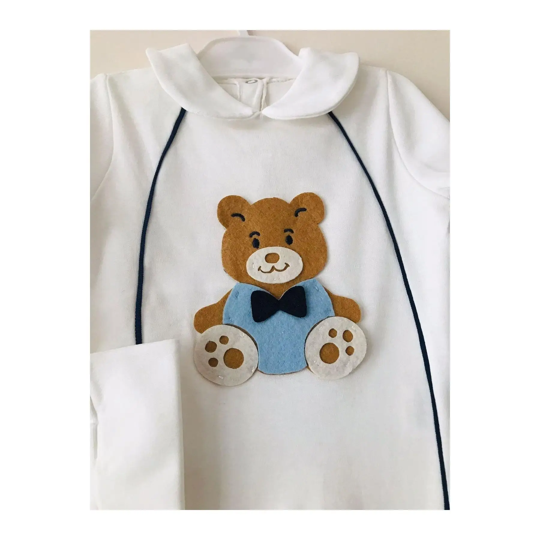 Bear Felted Baby Boy Romper (09 Months) Buy Felted Baby Boy Romper