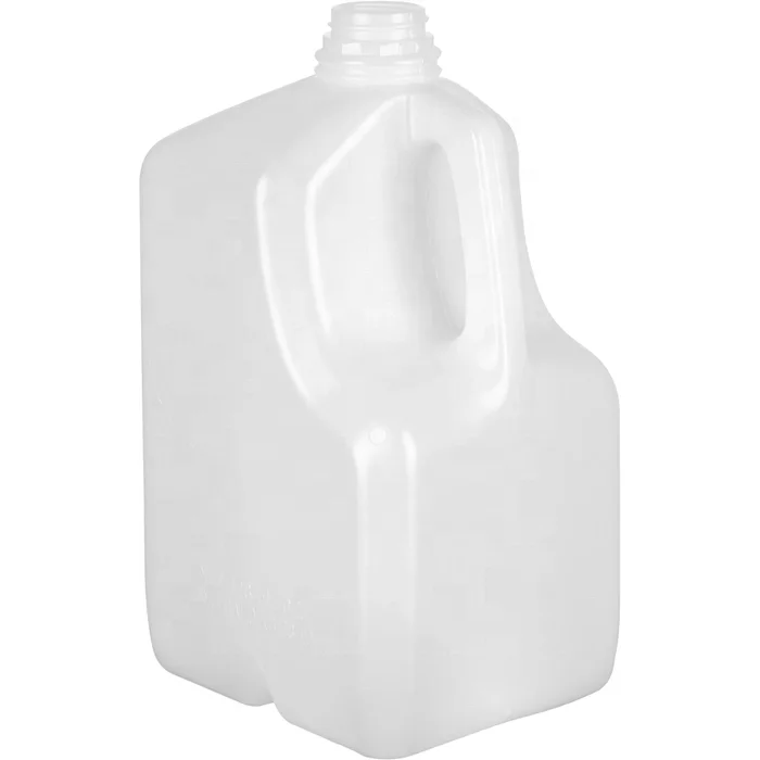 1 Quart (32 oz.) Natural HDPE Plastic Dairy Milk Jug, 38mm 38-400