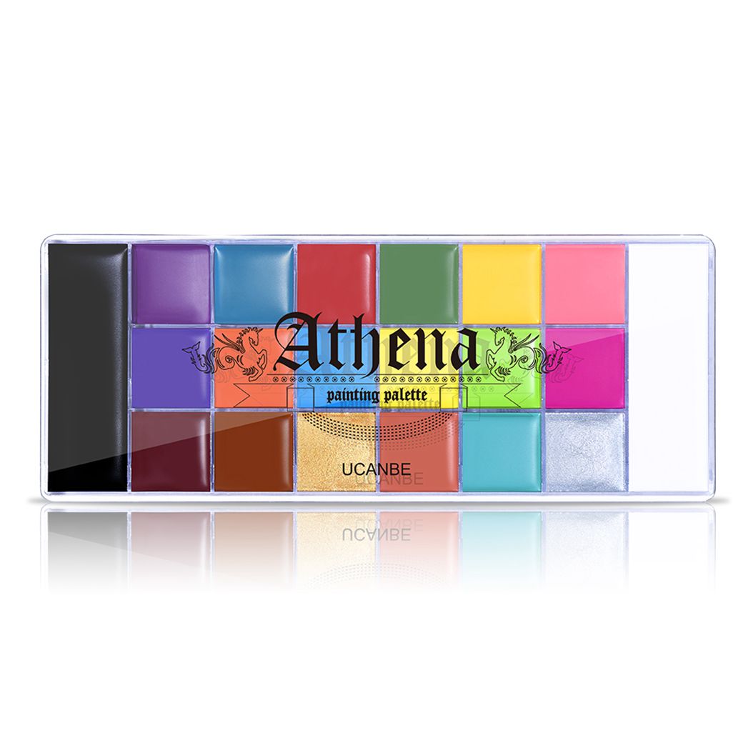 2022 новый принадлежности для боди-арта 20 видов цветов нетоксический Хэллоуин Профессиональный тела краска волос комплект Уход за кожей лица набор рисования