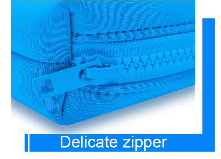 Handbags Custom Zipper Pouch Cosmetic Purse case Neoprene Makeup Bag Travel Organizer Wet Dry Bags factory