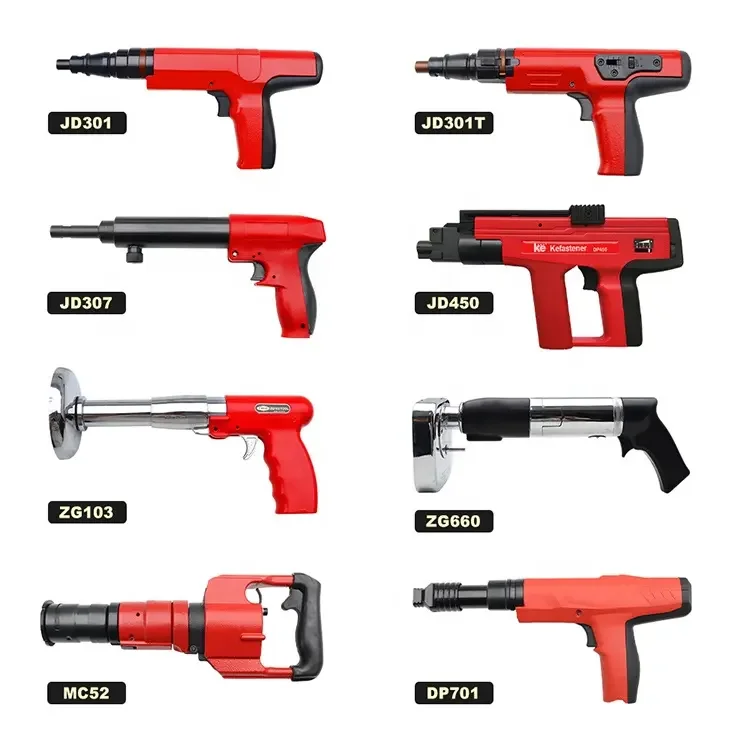 450 Power Actuated Fastener Tool 27 Cal Nailer for Framing Nailer Steel Nail Machine for Concrete Wall , Siding , Ceiling