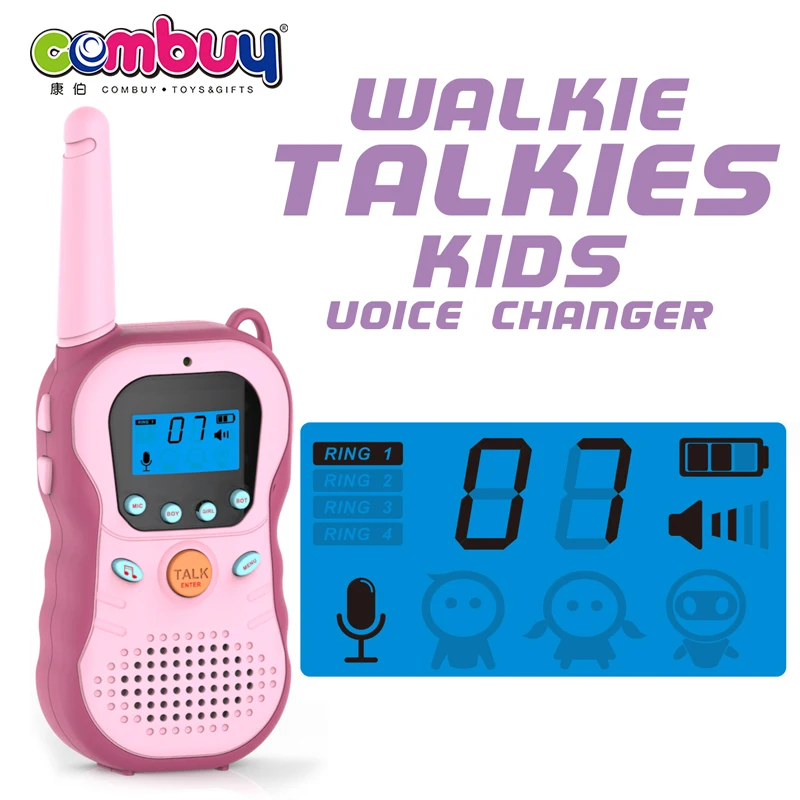 3 KM Range Intercom Phone Toys Voice Changer Kids Walkie Talkies