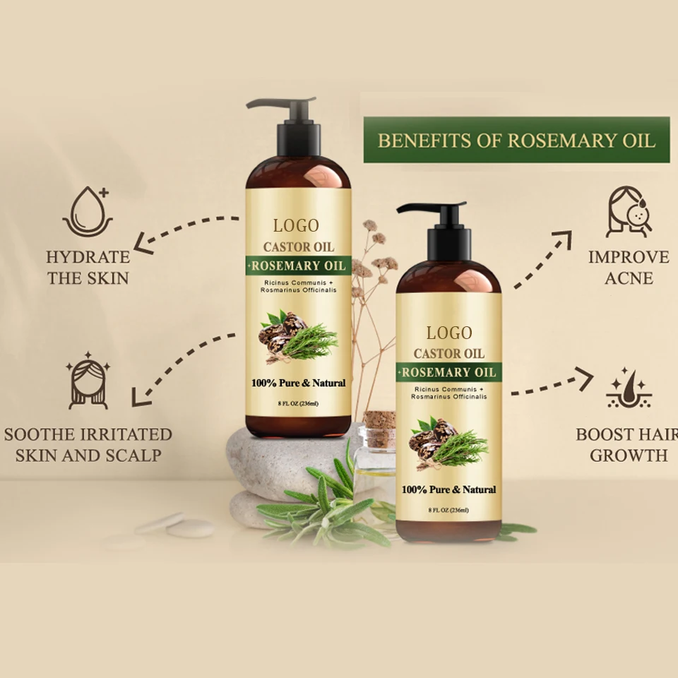 Handcraft Castor Oil With Rosemary Oil For Hair Growth Buy Rosemary